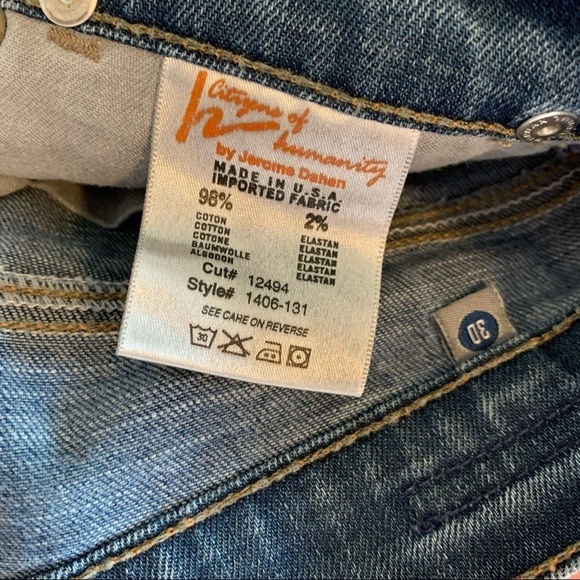 COH Citizens of Humanity Devote Rocker Ultra Flare Jeans in Title blue denim 30 - Picture 11 of 12